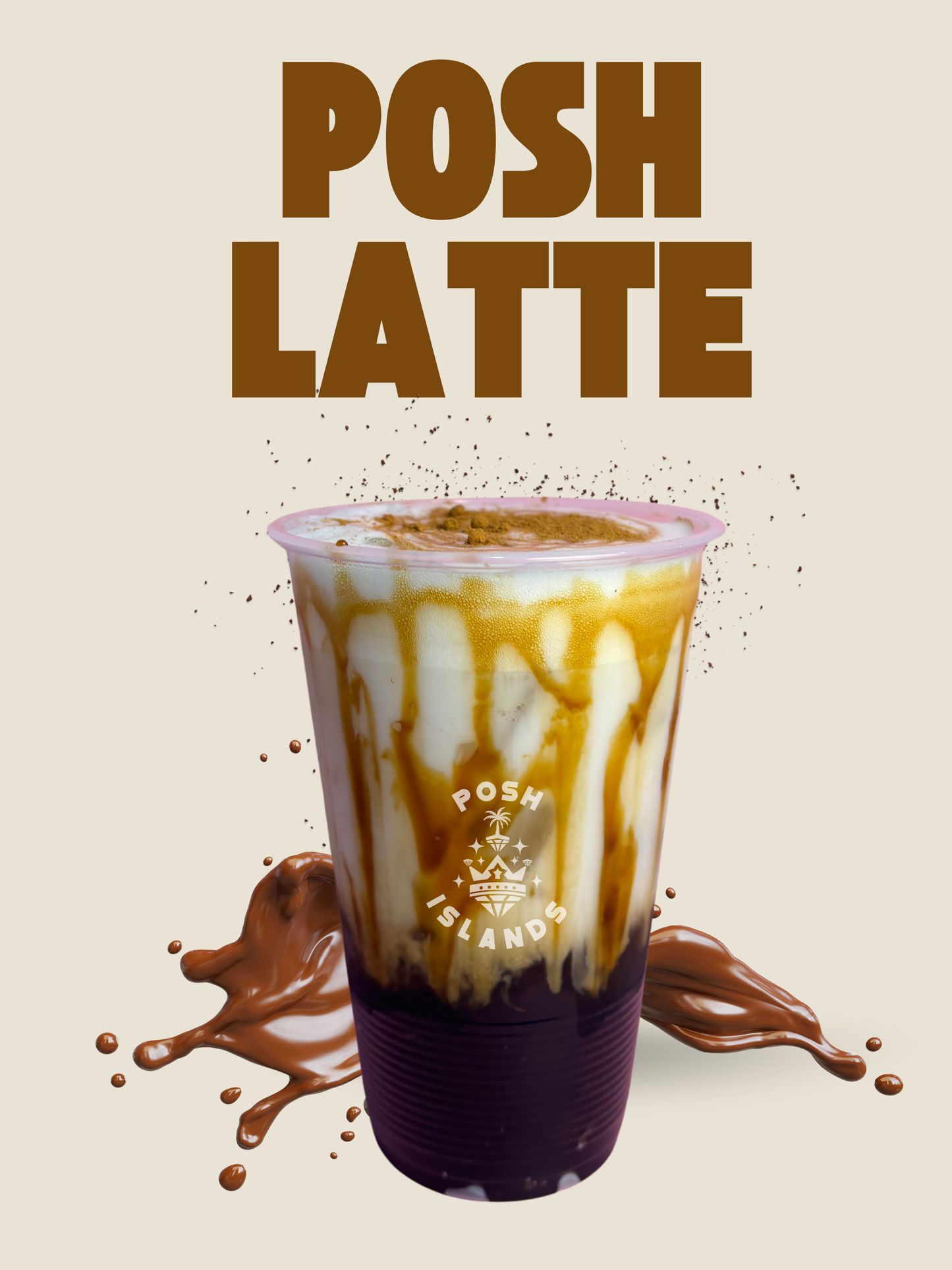 Posh Latte With Tapioca